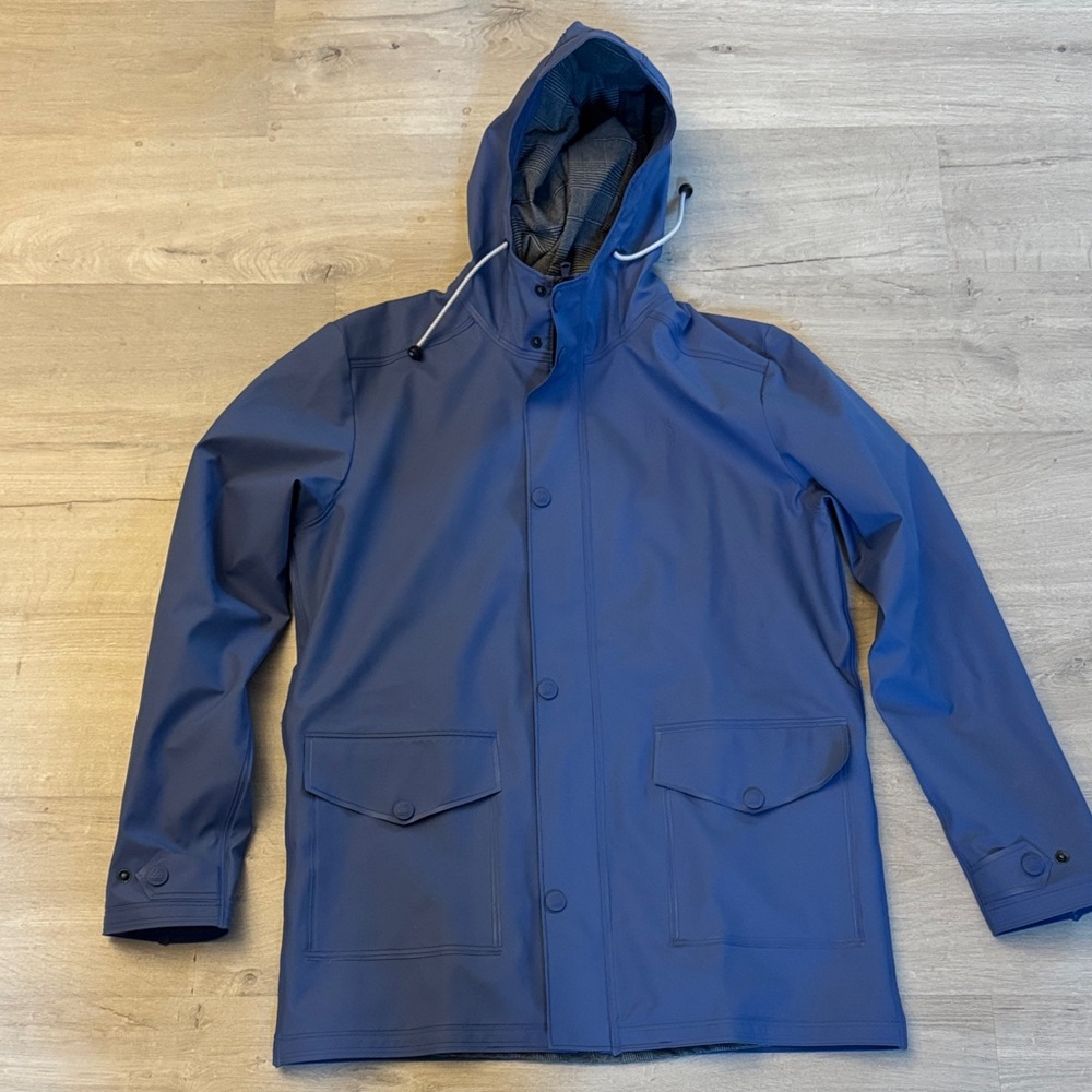 Women's lavender Hooded Rain Jacket